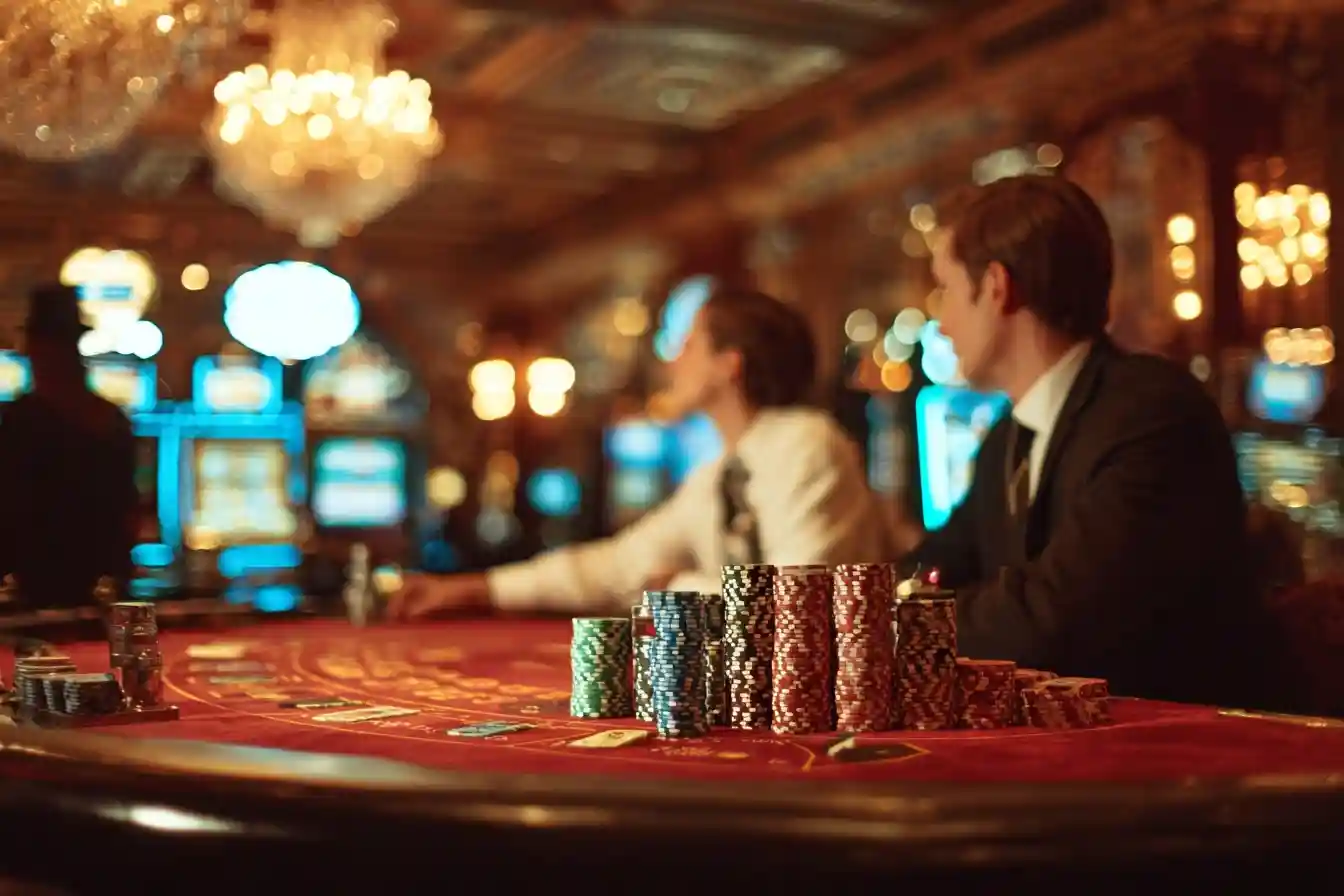 slot machine with firecrackers